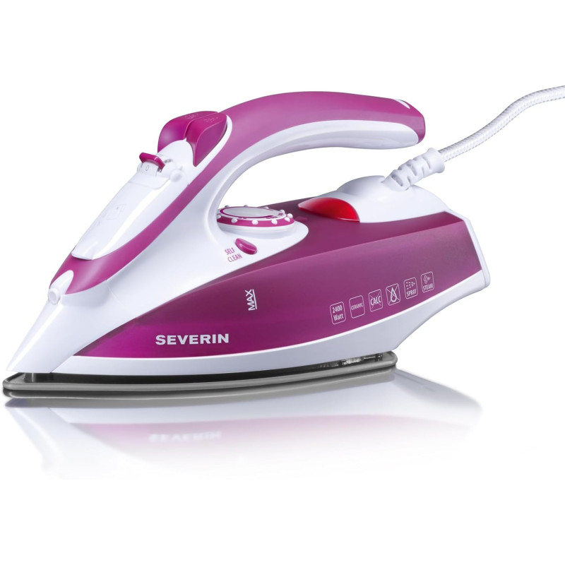 Severin BA3243 Ferro da stiro a secco e a vapore 2400 W Rosso, Bianco Severin BA3243 Ferro da stiro a secco e a vapore 2400 W Rosso, Bianco