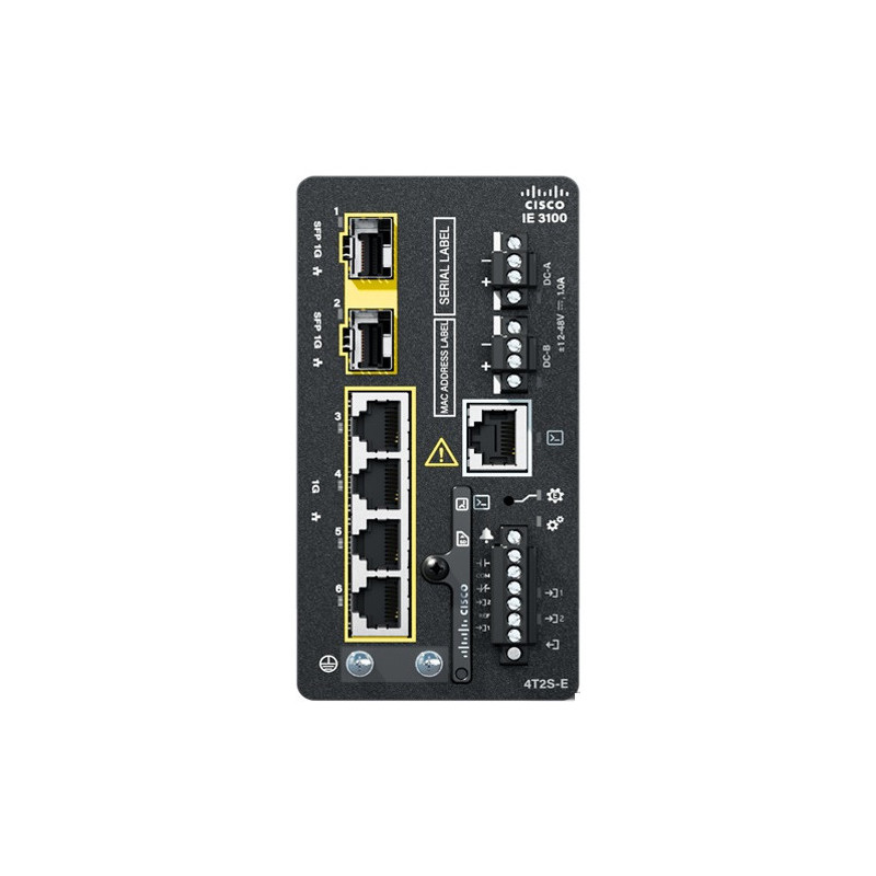 Cisco Catalyst IE3100 Gestito L2 Gigabit Ethernet (10/100/1000) Supporto Power over Ethernet (PoE) Nero Cisco Catalyst IE3100 Gestito L2 Gigabit Ethernet (10/100/1000) Supporto Power over Ethernet (PoE) Nero