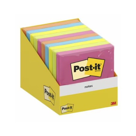 Post-It 6820-COL-W10 pouch autoadesiva Quadrato Colori assortiti 100 fogli Autoadesivo