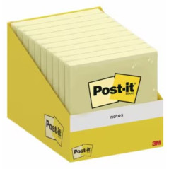 Post-It 6820-CY-W10 pouch autoadesiva Quadrato Giallo 100 fogli Autoadesivo