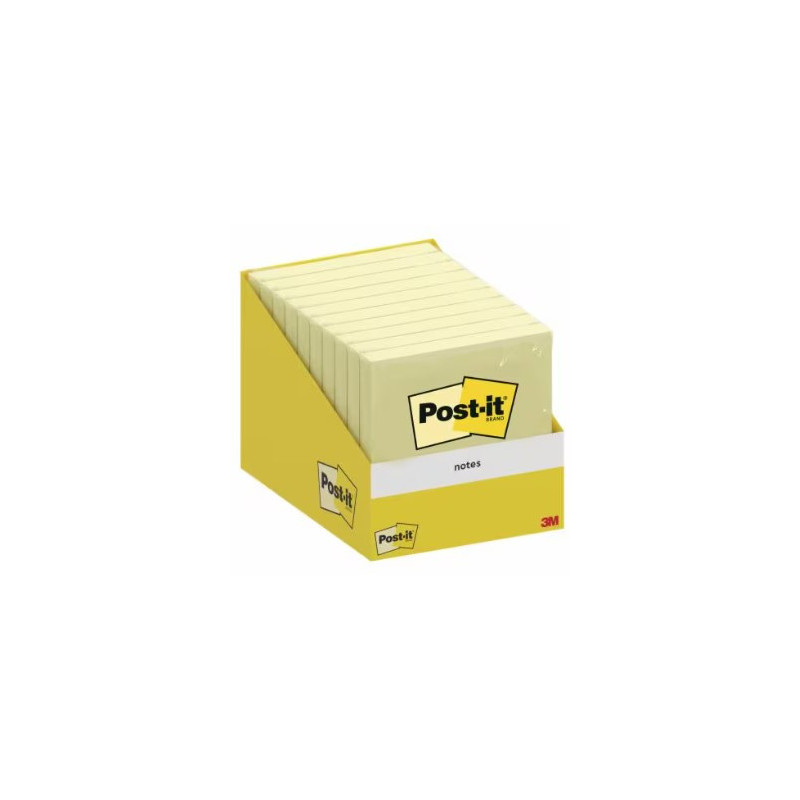 Post-It 6820-CY-W10 pouch autoadesiva Quadrato Giallo 100 fogli Autoadesivo