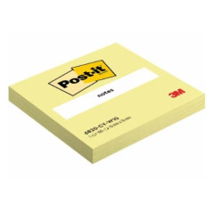 Post-It 6820-CY-W10 pouch autoadesiva Quadrato Giallo 100 fogli Autoadesivo