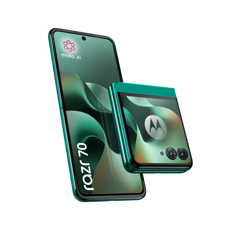 Motorola razr 70 (8/256GB, Doppia camera 50MP, Display interno FHD+ 6.9" 120Hz e esterno 3.62", MediaTek Dimensity 7450X,