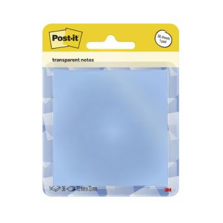 Post-It 600-1TRSPB pouch autoadesiva Quadrato Blu 36 fogli Autoadesivo