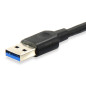 Equip 128345 Cavo USB 3.2 Gen 1 da C ad A, M/M, 0,5 m, 5Gbps, nero Equip 128345 Cavo USB 3.2 Gen 1 da C ad A, M/M, 0,5 m, 5Gbps, nero