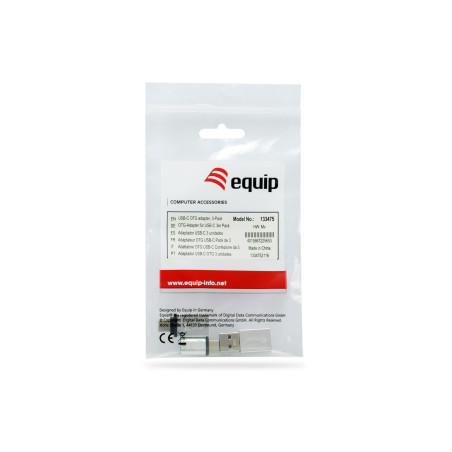 Equip Adattatore USB-C OTG, confezione da 3 pezzi