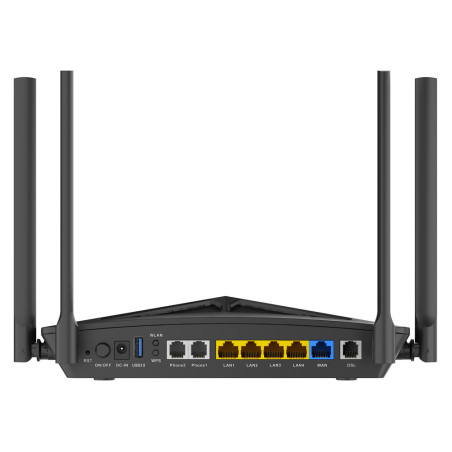 D-Link DSL-X3052E router wireless Gigabit Ethernet Dual-band (2.4 GHz 5 GHz) Nero