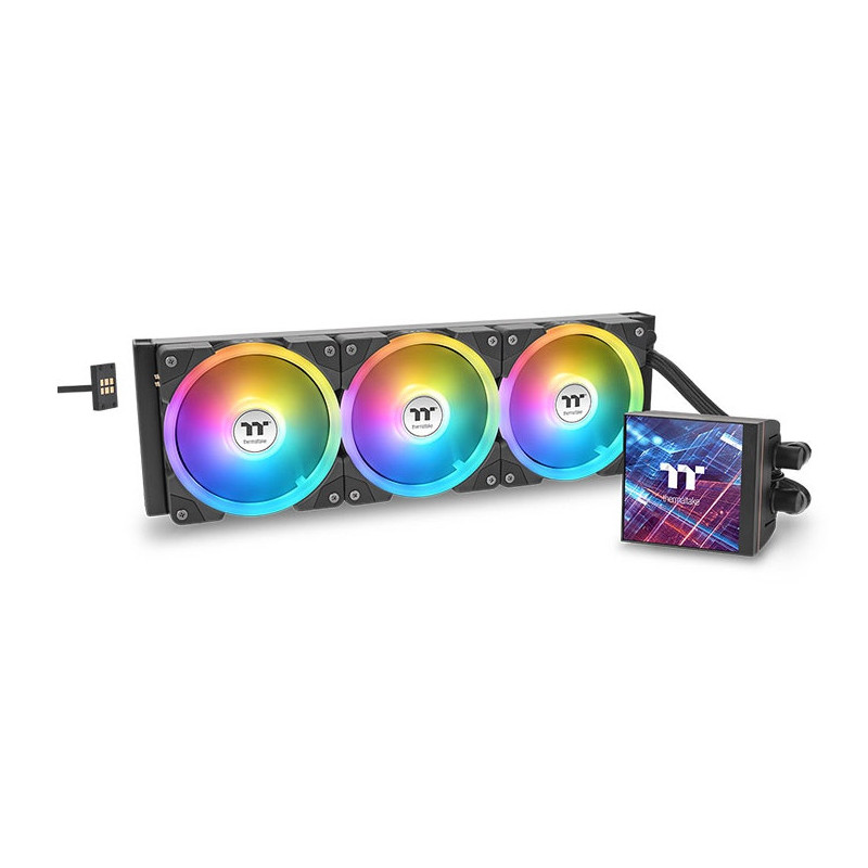 Thermaltake MAGFloe 360 Ultra ARGB Processore Raffreddatore di liquidi tutto in uno 12 cm Nero 1 pz