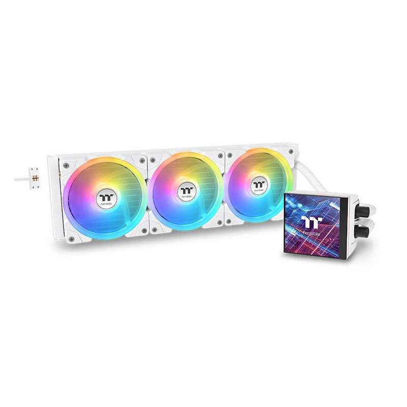 Thermaltake MAGFloe 360 Ultra ARGB Processore Raffreddatore di liquidi tutto in uno 12 cm Bianco 1 pz