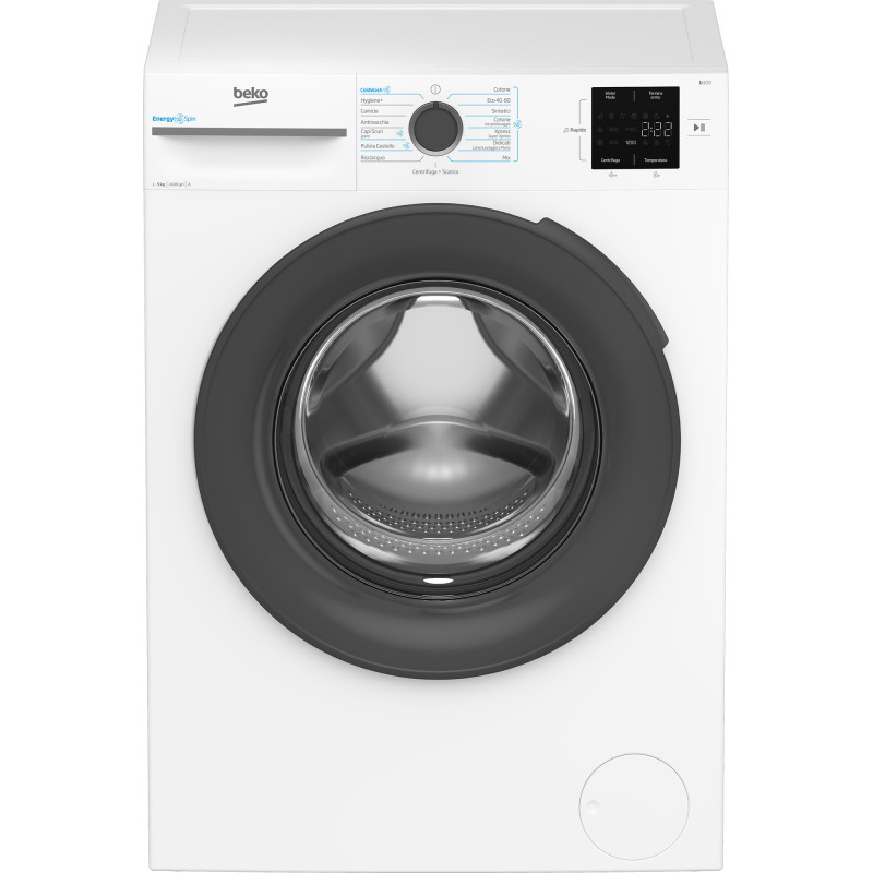 Beko b300 BMWU3941A: Lavatrice EnergySpin 9kg, Classe A, 1400giri