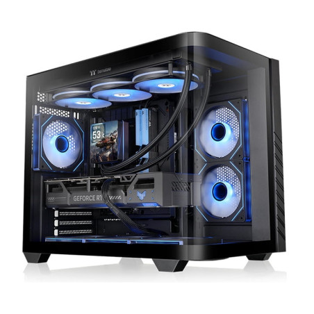 Thermaltake Vision 330 CR ARGB Mid Tower Chassis Midi Tower Nero