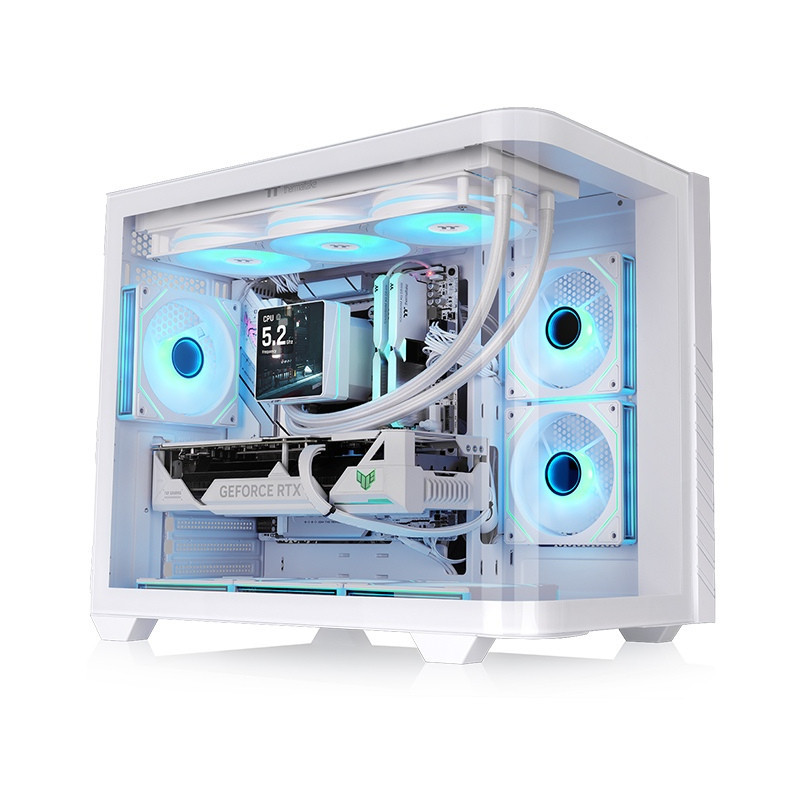 Thermaltake Vision 330 CR ARGB Mid Tower Chassis Midi Tower Bianco