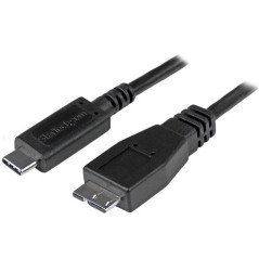 StarTech.com Cavo USB-C a Micro USB-B da 50 cm, USB 10Gbps, Cavetto Dati 3A, Cavo di Trasferimento Dati USB-C a Micro-B