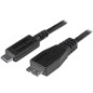 StarTech.com Cavo USB-C a Micro USB-B da 50 cm, USB 10Gbps, Cavetto Dati 3A, Cavo di Trasferimento Dati USB-C a Micro-B