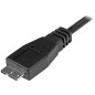 StarTech.com Cavo USB-C a Micro USB-B da 50 cm, USB 10Gbps, Cavetto Dati 3A, Cavo di Trasferimento Dati USB-C a Micro-B
