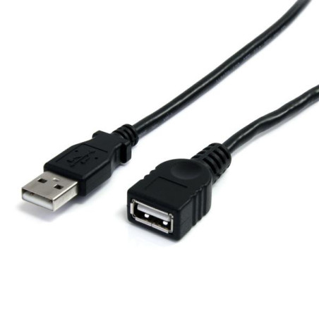 StarTech.com USBEXTAA10BK cavo USB USB 2.0 3 m USB A 0,48 Gbit s Nero