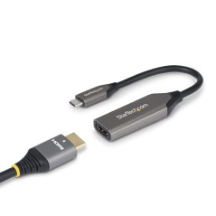 StarTech.com Adattatore USB-C a HDMI, 8K 60Hz 4K 120Hz, Convertitore Video da USB4 a HDMI 2.1 con Cavo Integrato da 20 cm,