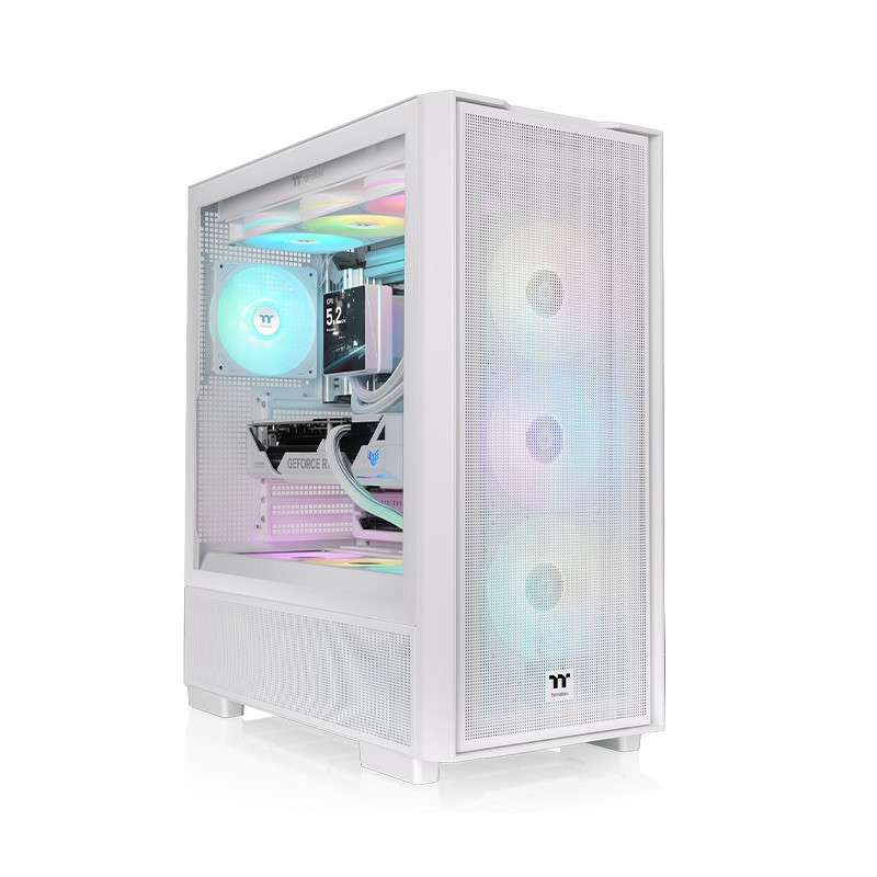 Thermaltake S380 TG ARGB Midi Tower Nero, Bianco Thermaltake S380 TG ARGB Midi Tower Nero, Bianco