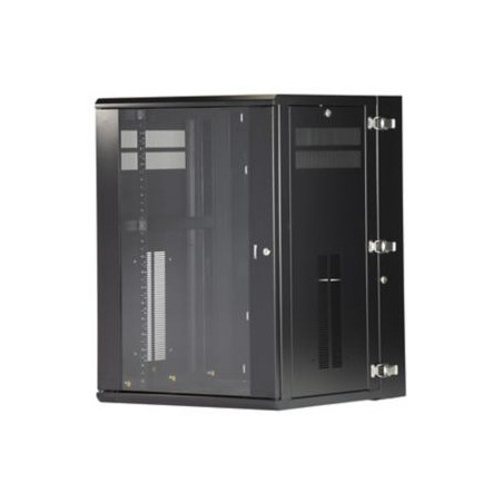 Panduit PZWMC18W rack 18U Da parete Nero