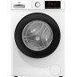Beko b100 BMX8126DB 8kg classe A bianco, inverter 1200 giri, display XL, oblò nero, vapore Beko b100 BMX8126DB 8kg classe A bianco, inverter 1200 giri, display XL, oblò nero, vapore