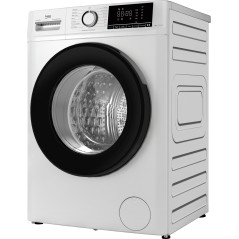 Beko b100 BMX8126DB 8kg classe A bianco, inverter 1200 giri, display XL, oblò nero, vapore