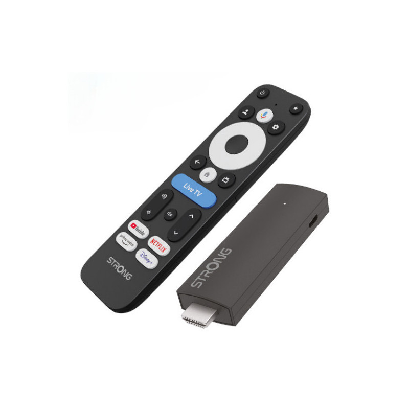 Strong LEAP UNA + dongle Smart TV HDMI Full HD Android Nero Strong LEAP UNA + dongle Smart TV HDMI Full HD Android Nero