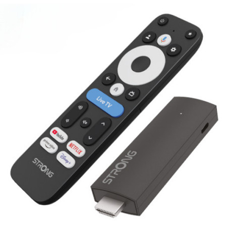 Strong LEAP UNA + dongle Smart TV HDMI Full HD Android Nero