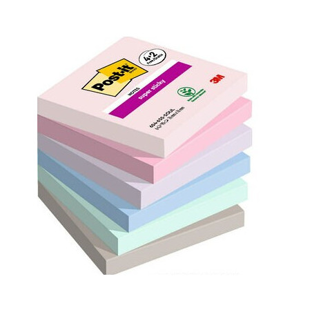 Post-It 7100259203 pouch autoadesiva Quadrato Grigio 90 fogli Autoadesivo