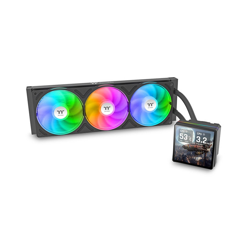 Thermaltake TH360 V3 Ultra ARGB Processore Raffreddatore di liquidi tutto in uno 12 cm Nero 1 pz Thermaltake TH360 V3 Ultra ARGB Processore Raffreddatore di liquidi tutto in uno 12 cm Nero 1 pz