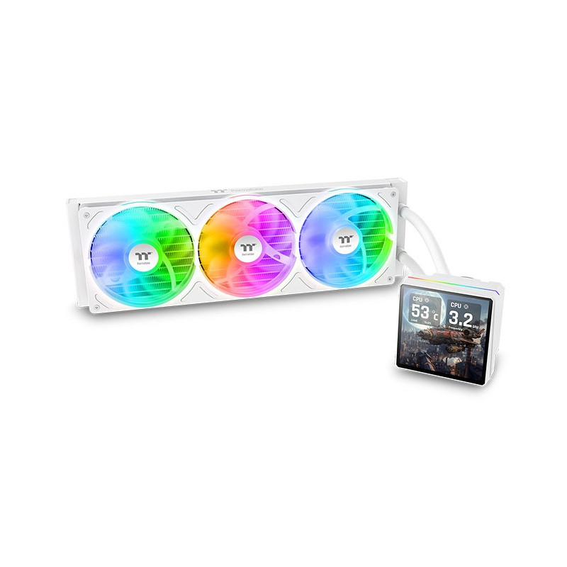 Thermaltake TH360 V3 Ultra ARGB Processore Raffreddatore di liquidi tutto in uno 12 cm Bianco 1 pz Thermaltake TH360 V3 Ultra ARGB Processore Raffreddatore di liquidi tutto in uno 12 cm Bianco 1 pz
