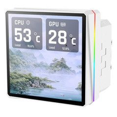 Thermaltake TH360 V3 Ultra ARGB Processore Raffreddatore di liquidi tutto in uno 12 cm Bianco 1 pz