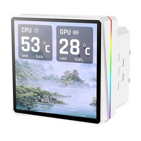 Thermaltake TH360 V3 Ultra ARGB Processore Raffreddatore di liquidi tutto in uno 12 cm Bianco 1 pz
