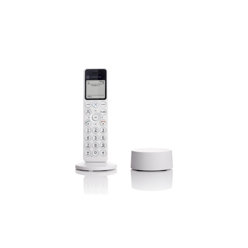 Motorola DOT411 Telefono DECT Identificatore di chiamata Bianco