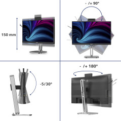 Philips 24B2U4301H 00 Monitor PC 60,5 cm (23.8") 1920 x 1080 Pixel