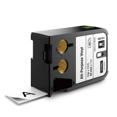 DYMO XTL nastro in vinile multiuso | 24 mm | nero su bianco