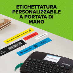 DYMO LabelManager Executive 640 CB Stampante per etichette portatile con custodia e 3 cassette di etichette D1 | Etichettatrice