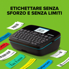 DYMO LabelManager Executive 640 CB Stampante per etichette portatile con custodia e 3 cassette di etichette D1 | Etichettatrice