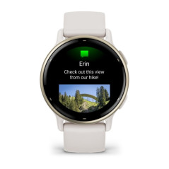 Garmin Vivoactive 5 3,05 cm (1.2") AMOLED 42 mm Digitale 390 x 390 Pixel Touch screen Bianco Wi-Fi GPS (satellitare)