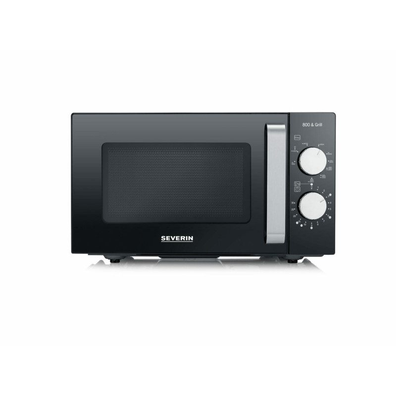 Severin MW 7762 forno a microonde Nero, Acciaio inox Microonde con grill Superficie piana 20 L 800 W Severin MW 7762 forno a microonde Nero, Acciaio inox Microonde con grill Superficie piana 20 L 800 W