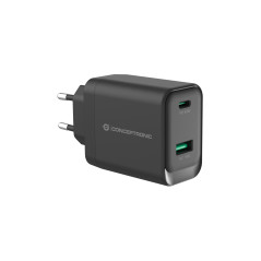 Conceptronic ALTHEA20B45 Caricabatterie per dispositivi mobili Universale Nero AC Ricarica rapida Interno