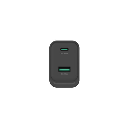 Conceptronic ALTHEA20B45 Caricabatterie per dispositivi mobili Universale Nero AC Ricarica rapida Interno