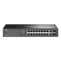 OMADA ES220GP switch di rete Gestito Gigabit Ethernet (10 100 1000) Supporto Power over Ethernet (PoE) Nero