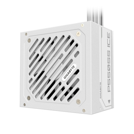GIGABYTE P550SS ICE Alimentatore - PCIe 5.0, 80 PLUS Silver, Ventola da 120 mm, Compatibile con ATX 3.0, Spina EU