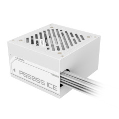 GIGABYTE P550SS ICE Alimentatore - PCIe 5.0, 80 PLUS Silver, Ventola da 120 mm, Compatibile con ATX 3.0, Spina EU