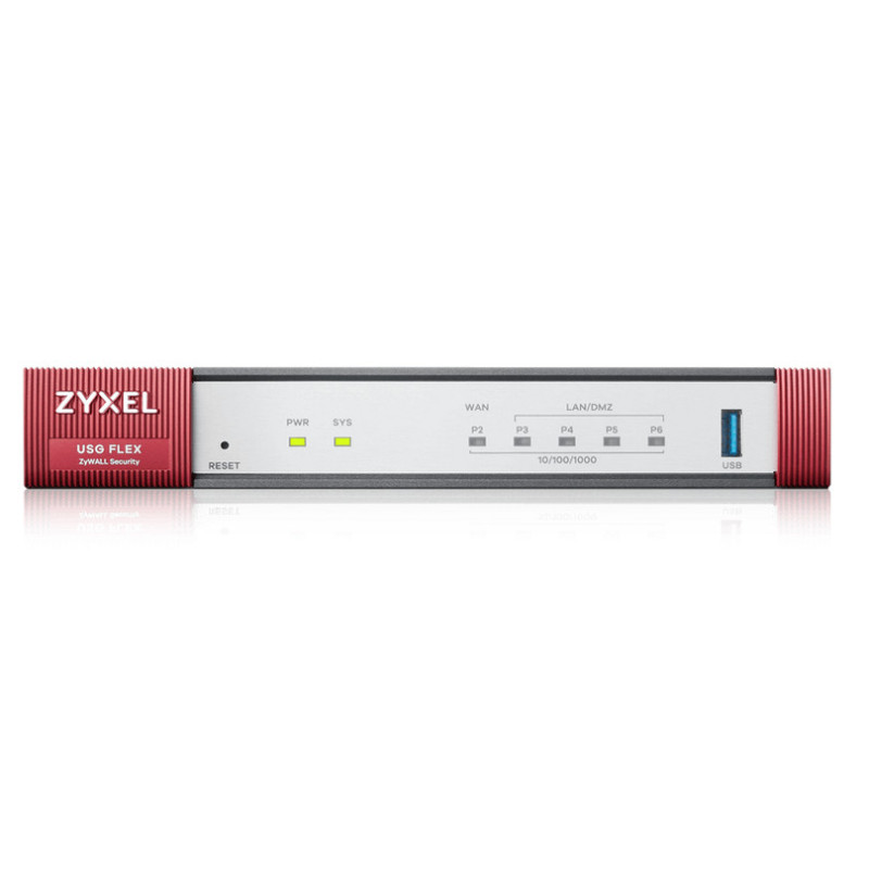 Zyxel USGFLEX50HP-EU0102F firewall (hardware) 0,35 Gbit/s Zyxel USGFLEX50HP-EU0102F firewall (hardware) 0,35 Gbit/s
