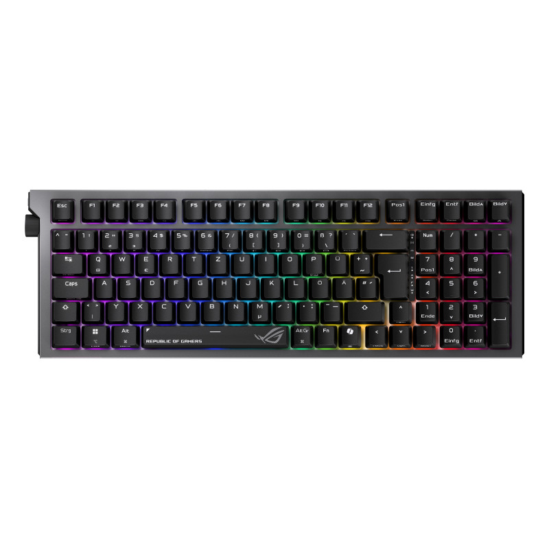 ASUS ROG Strix Morph 96 Wireless tastiera Gaming USB + RF Wireless + Bluetooth QWERTY Italiano Nero