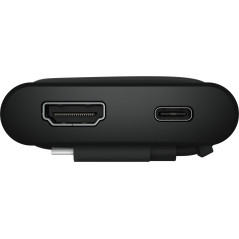 DELL DA225 Cablato USB 3.2 Gen 1 (3.1 Gen 1) Type-C Nero