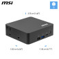 MSI Cubi NUC AI+ 3MG-003EU Copilot+ PC Intel Core Ultra 7 355 16 GB DDR5-SDRAM 1 TB SSD Windows 11 Pro Mini PC Nero