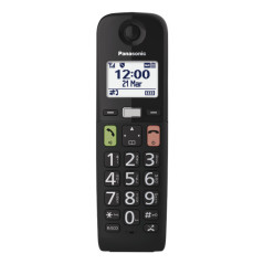 Panasonic KX-TGU132EXB telefono Telefono analogico/DECT Nero