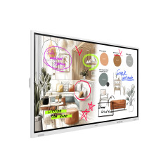 Samsung WM85FX lavagna interattiva 2,16 m (85") 3840 x 2160 Pixel Touch screen Grigio, Bianco HDMI
